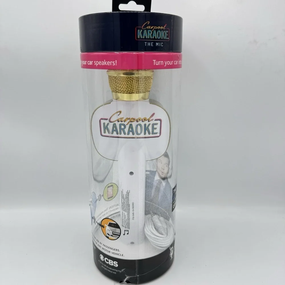 Carpool Karaoke The Mic Wireless Bluetooth Karaoke Microphone CBS New